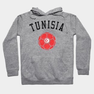 Tunisia Soccer Team Heritage Flag Hoodie